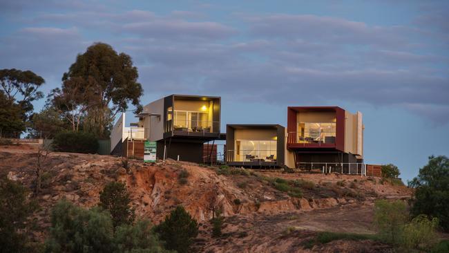 The Frames at Paringa in South Australia’s Riverland, overlooking the Murray.