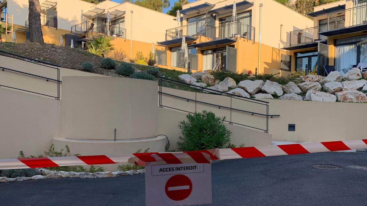 The Vacanciel Holiday Resort in Carry-le-Rouet, near Marseilles, where French citizens are in quarantine. Picture: Hector Retamal/AFP