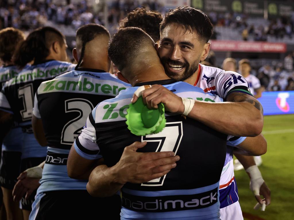 Shaun Johnson played his final NRL game on the weekend. Picture: Cameron Spencer/Getty Images