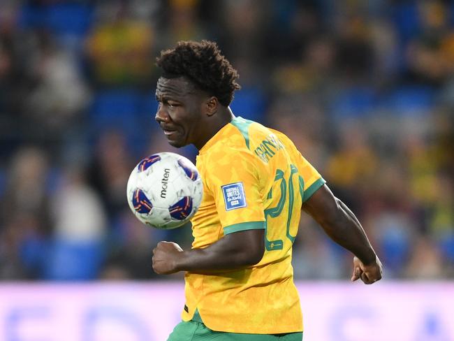 Nestory Irankunda is the ace up the Socceroos’ sleeve. Picture: Getty Images