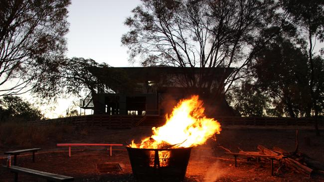 Members of the Central Highlands Water Sports Club can camp at Fairbairn Dam.