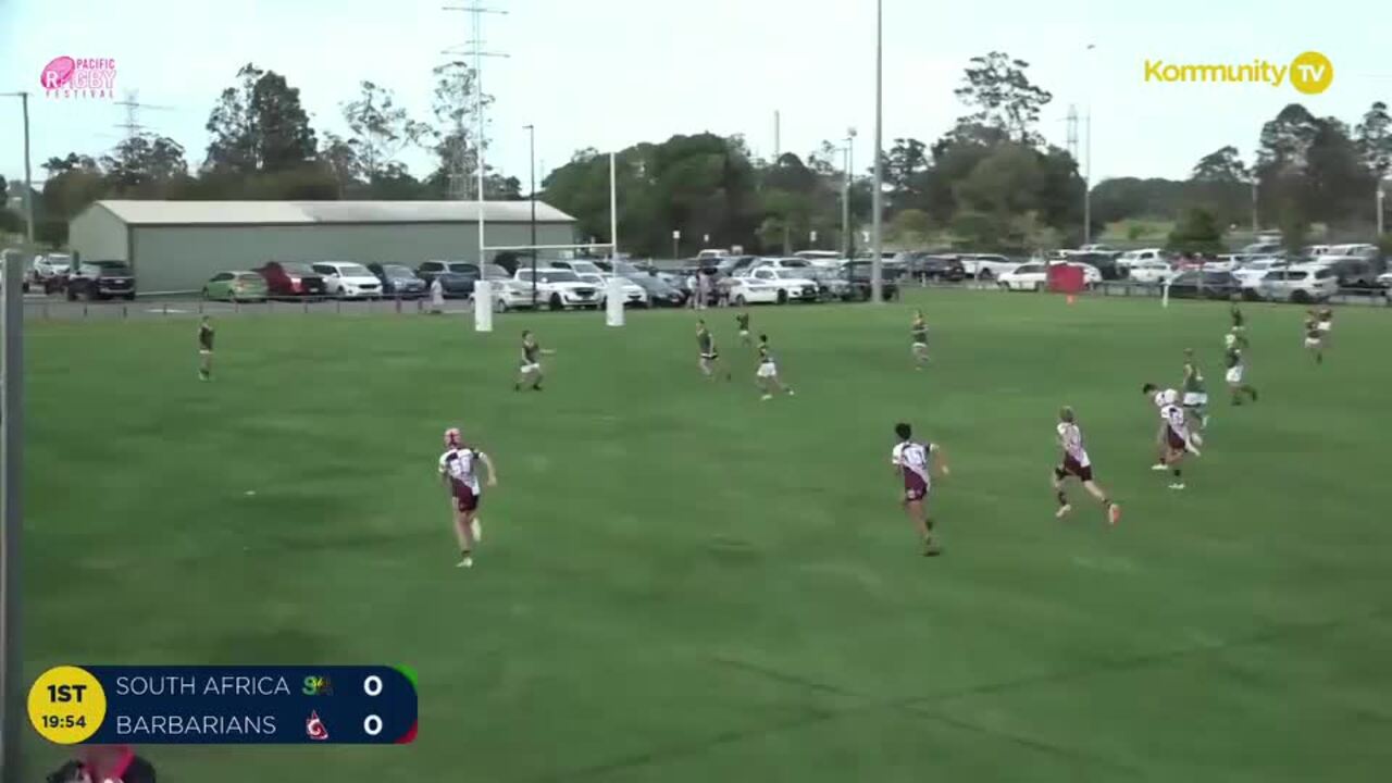 Replay: Queensland South Africa v Queensland Barbarians (U12) - 2024 Pacific Youth Rugby Festival Day 1