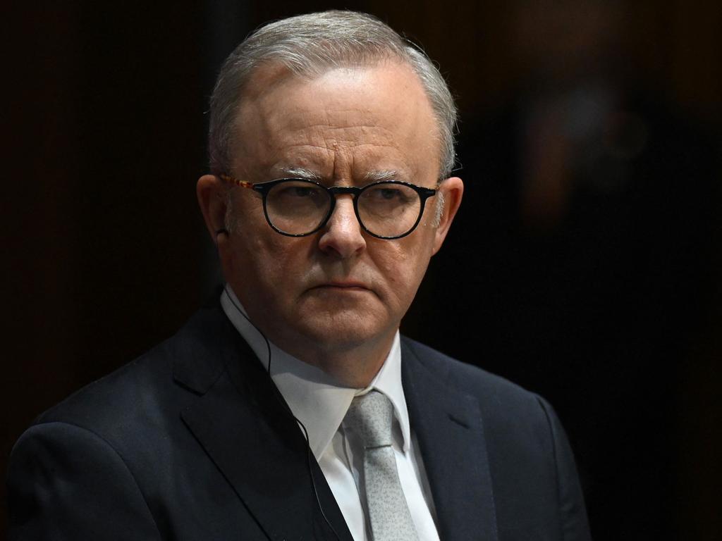 During a press conference on Monday after the bizarre incident, Mr Albanese initially declined to offer an opinion, saying he had not seen what happened.