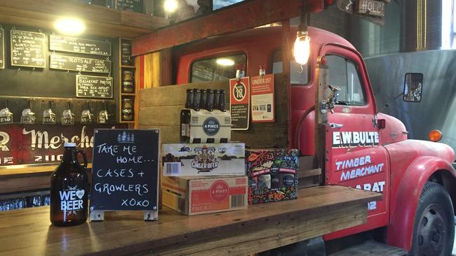 The truck bar at 4 Pines’ Brookvale brewery.