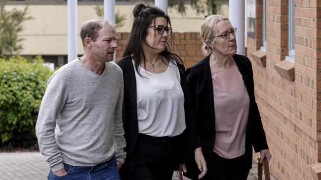 Georgie Gardam mother of Zane Mellor enters the Devonport Magistrates Court. Tuesday October 18th 2022. Picture: Grant Viney