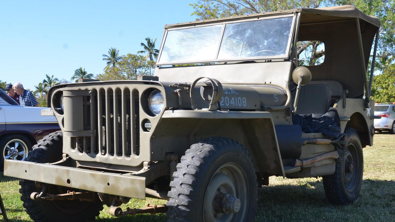 2023 Townsville Swap Meet: A 1943 Ford GPW owned by the Sellen family - a type of early Jeep. This car was delivered to the Australian Army in 1944 for the Northern Command.