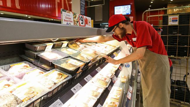 Supermarket staff have been working extra hours to ensure the shelves are stocked for their dedicated community shopping hour. Picture: Getty