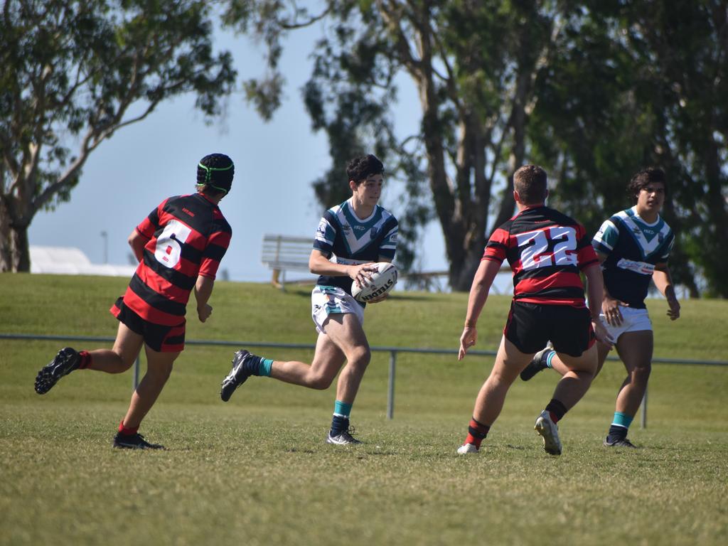 Reuben Saron during the Mercy College and Rockhampton Grammar clash, August 18, 2021. Picture: Matthew Forrest