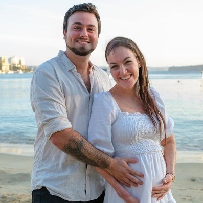 The 23 year – old from Sydney’s Northern Beaches, announced her pregnancy with fiance Joseph is July this year, just over a year after sharing the pair were engaged in April 2023. Picture: Instagram