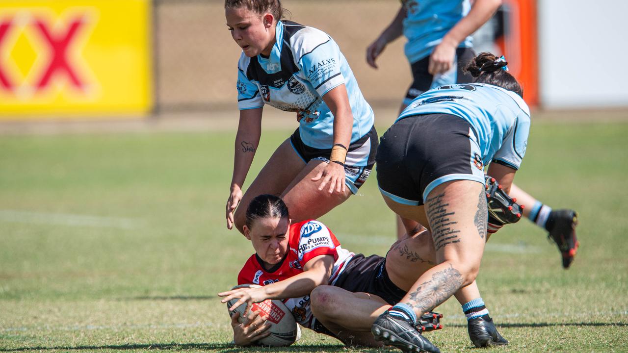 Emma Forsyth as the Litchfield Bears take on the Northern Sharks in the 2023 NRL NT semi final. Picture: Pema Tamang Pakhrin