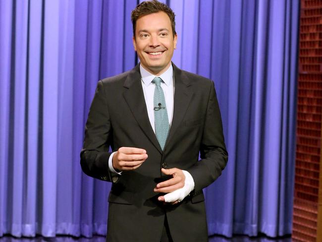 Jimmy Fallon has been hosting The Tonight Show since 2014. Picture: AP