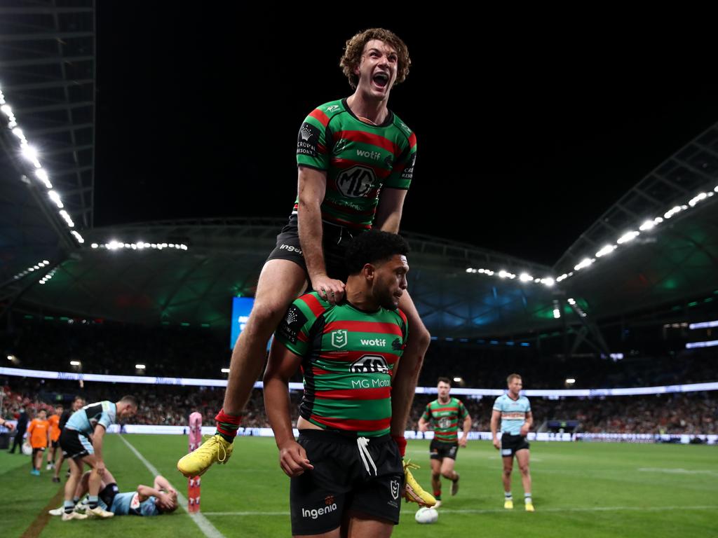 the Rabbitohs come into the game on a high after a big semi-final win over the Sharks. Picture: Jason McCawley/Getty Images