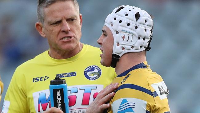 The Eels will be sweating on the fitness of Reed Mahoney heading into the finals. Picture: Getty Images.