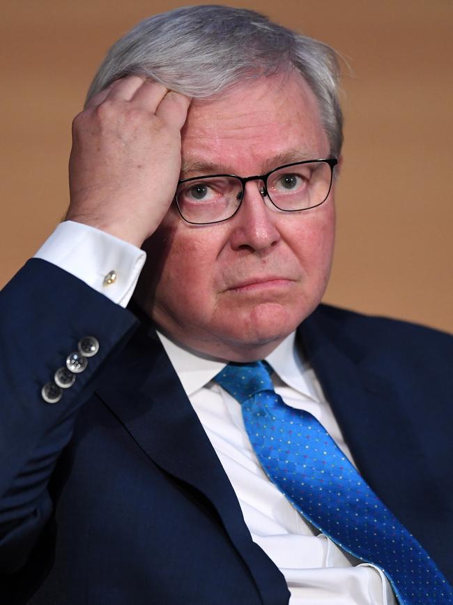 Former Australian prime minister Kevin Rudd. Picture: AAP