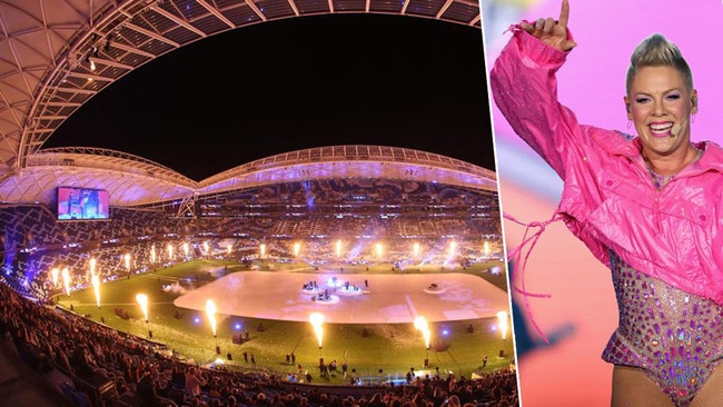 Singer Pink was already booked to play Allianz this year. Now the venue can host up top 20 big concerts a year after a concert cap was lifted. Pictures: News Corp/Supplied