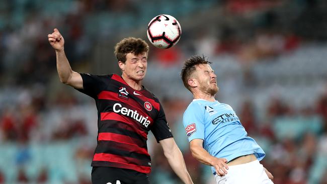 Patrick Ziegler (L) may not play again this season as he battles a knee injury. Picture: Getty