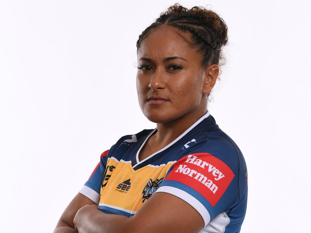 Official Telstra Women's Premiership profile of Karina Brown for Gold Coast  Titans Women