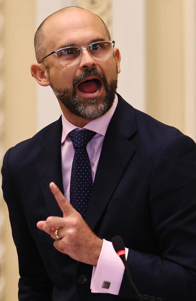 Treasurer David Janetzki in Parliament last week