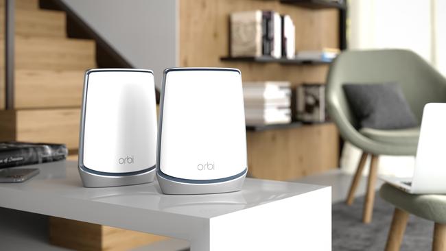 Orbi RBK852 Wi-Fi 6 Tri-Band 2 Pack routers