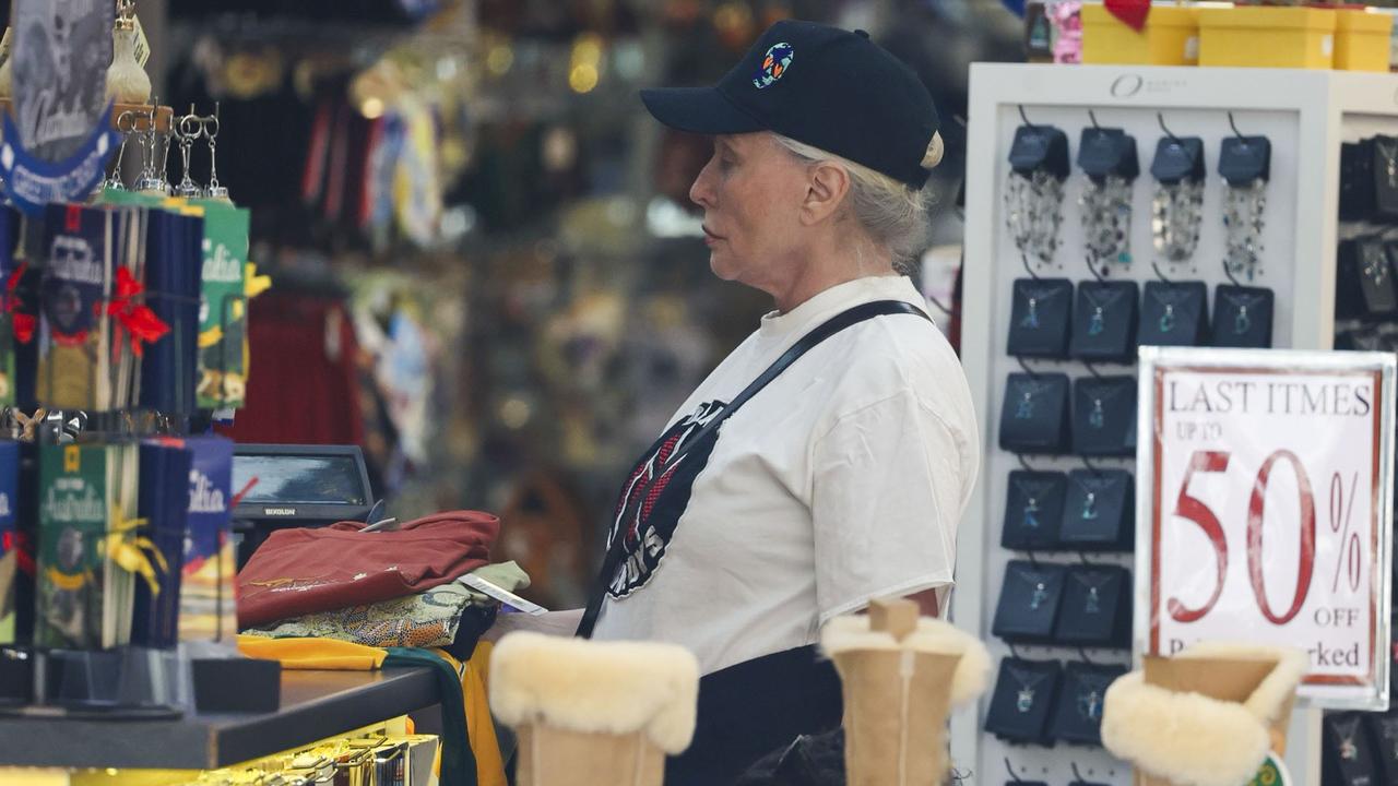 Debbie Harry shopping in Sydney. Picture: MediaMode