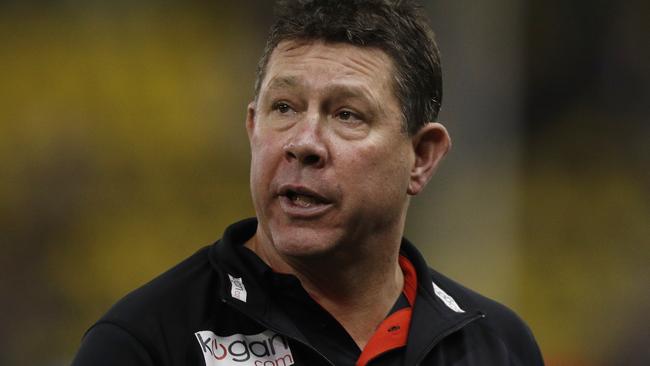 Brett Ratten says he is relishing his return to senior coaching with St Kilda. Picture: AAP Image/Daniel Pockett.