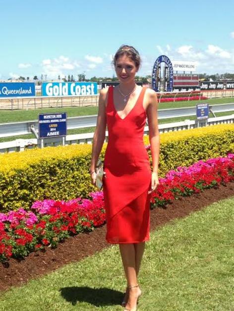 Amanda Ware at the Gold Coast Turf Club. Pic: Steph Bedo