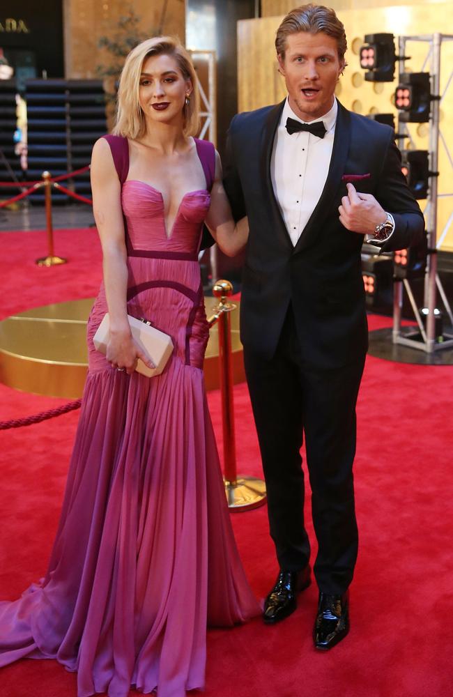 Alex and Richie attended the Logies together before announcing their split. Picture: Getty Images