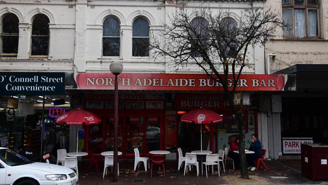 North Adelaide Burger Bar, an iconic late-night food option in Adelaide, is closing its doors due to the current financial climate, rising business costs, and increased utility expenses. Picture: Brenton Edwards