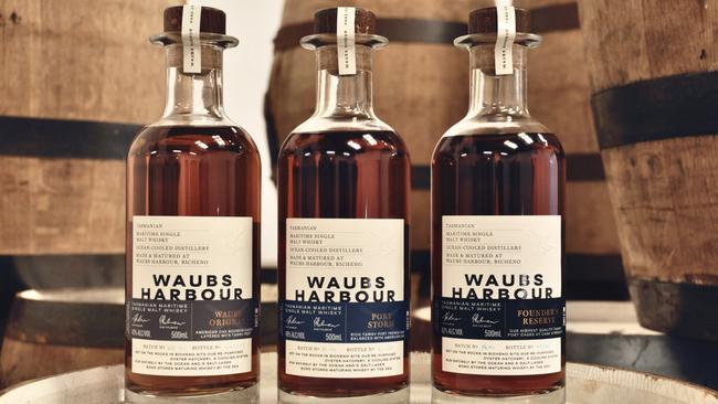 Waubs Harbour Distillery is fast becoming known for producing distinct maritime single malt whisky products. Picture: Supplied