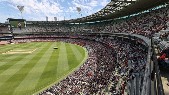 The Dees grand final celebration saw plenty attend. Picture: Michael Klein