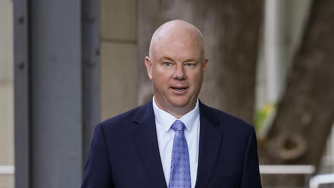 Her estranged husband Simon Patterson gave evidence in the first days of the trial. Picture: NewsWire/Ian Currie