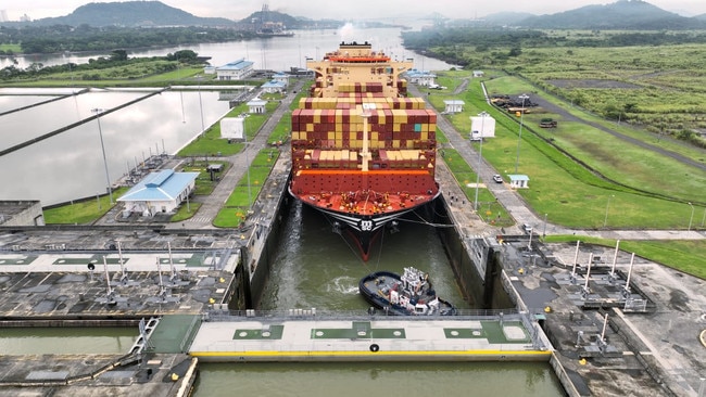 The Panama Canel is important to the US. Picture: Handout / Panama Canal Authority / AFP