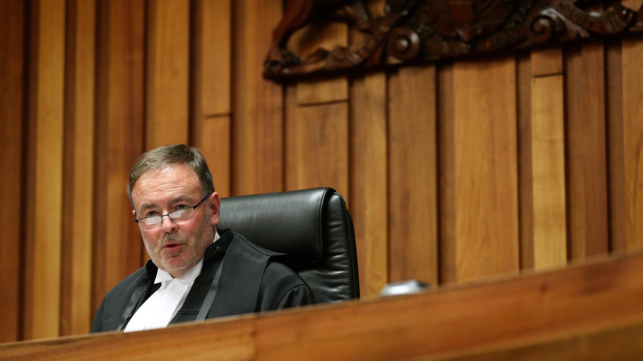 New Supreme Court judge Gregory Geason swearing in ceremony in the Supreme Court in Hobart in 2017. Picture: SAM ROSEWARNE.