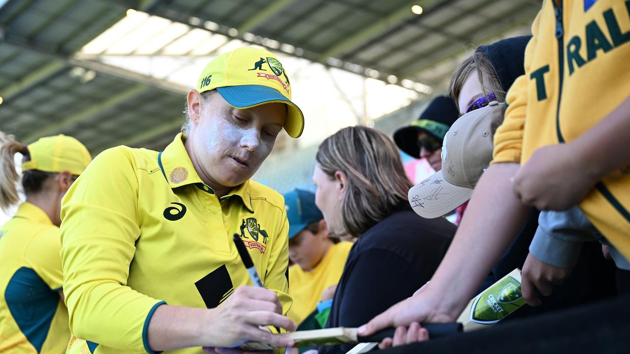 Alyssa Healy could be out of the Ashes. Picture: Steve Bell/Getty Images