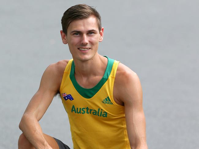 Dane Bird-Smith finished fourth in the men’s 20km at the world race walking championships despite suffering a fever. Picture: Peter Wallis