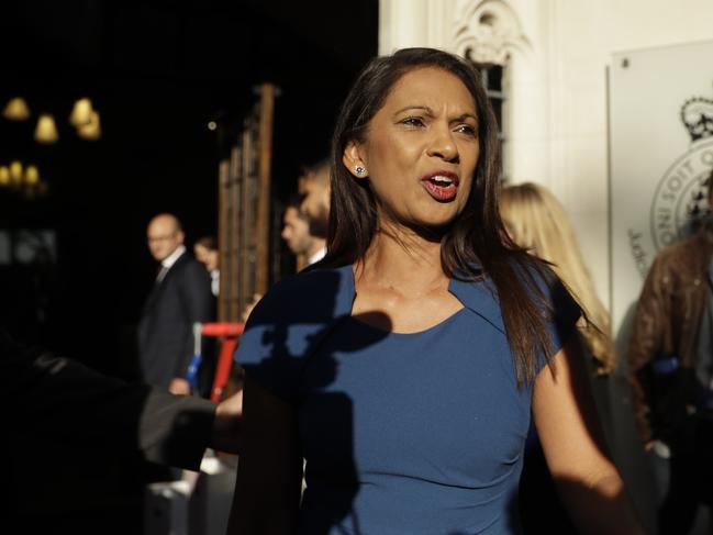 Anti-Brexit campaigner Gina Miller arrives at the Supreme Court. Picture: AP