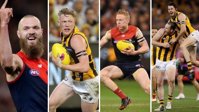 Hawthorn and Melbourne will meet in a blockbuster clash on Friday night.