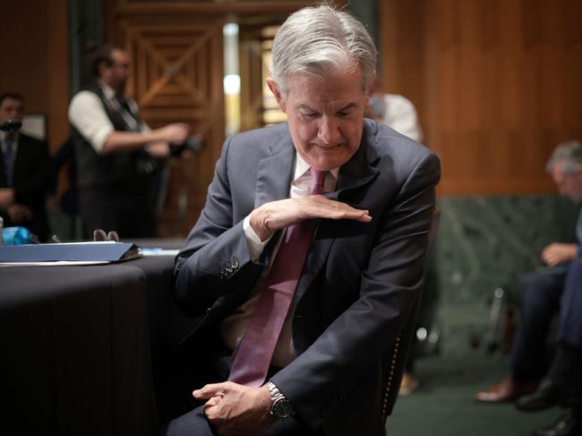 WASHINGTON, DC - JULY 15: Federal Reserve Board Chairman Jerome Powell appears for testimony before the Senate Banking, Housing, and Urban Affairs Committee July 15, 2021 in Washington, DC. Powell testified on the Semiannual Monetary Policy Report to Congress during the hearing.   Win McNamee/Getty Images/AFP == FOR NEWSPAPERS, INTERNET, TELCOS & TELEVISION USE ONLY ==