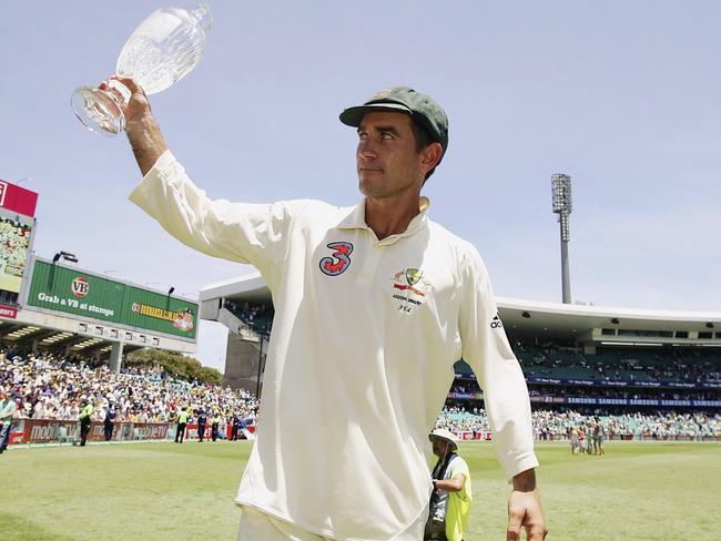 Justin Langer announced his retirement plans on the eve of his final Test. Picture: Cameron Spencer/Getty Images