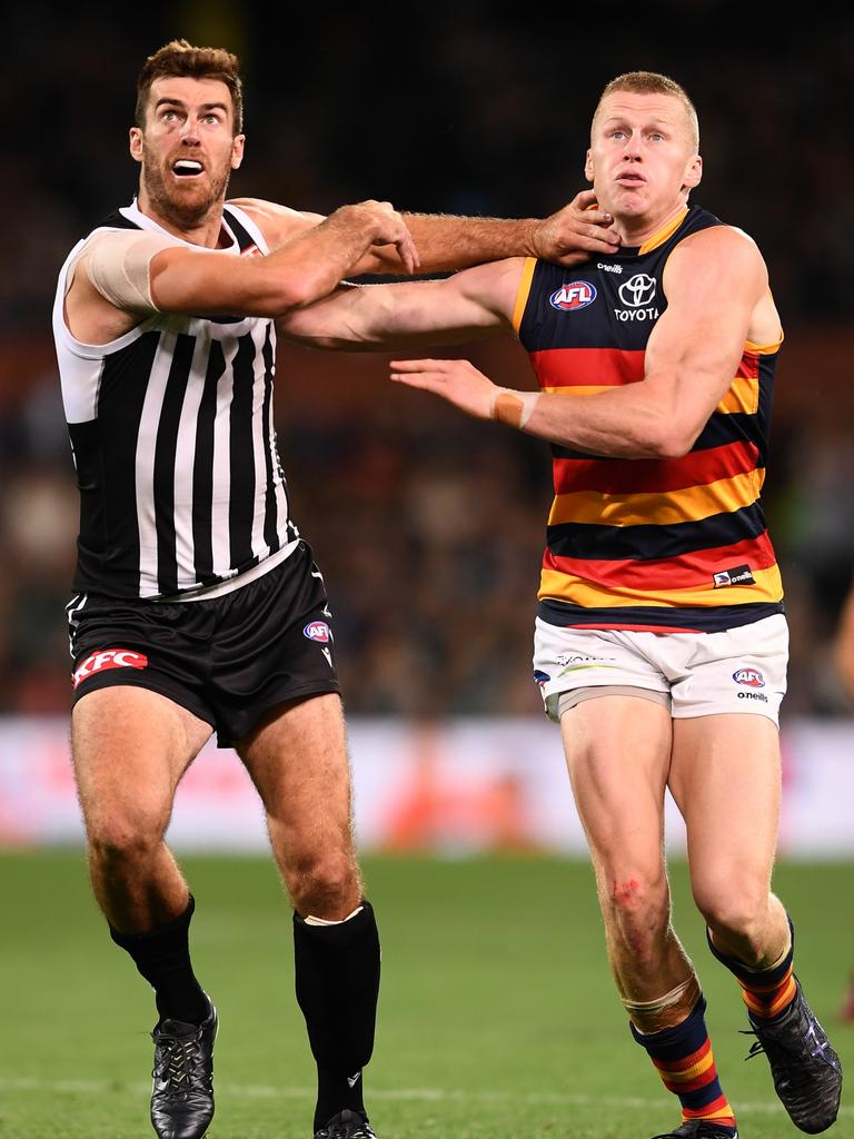 He replaces Scott Lycett, right. Picture: Mark Brake/Getty Images