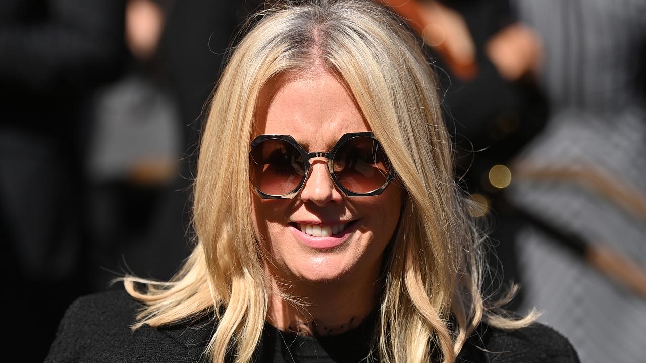 Sam Armytage pictured following the funeral service. Picture: NCA NewsWire/Joel Carrett