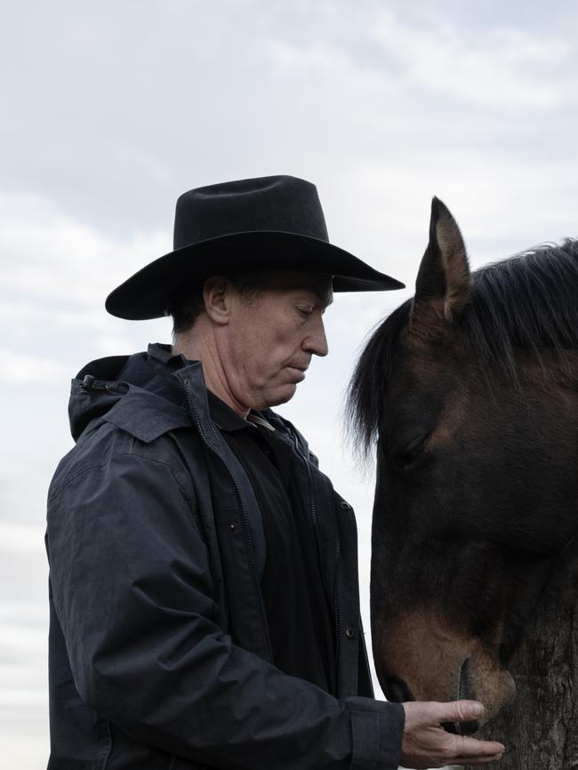 Robinson at his home north of Sydney. Picture: Nic Walker