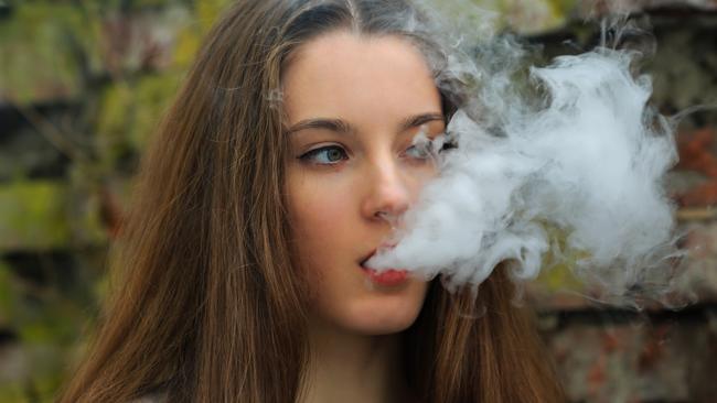 Most vapes contain nicotine even though few are labelled as such. Picture: Supplied