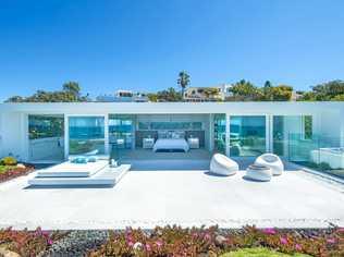 STAR: Glen and Deb Watson's Sunshine Beach home Azure will feature on the TV series Unreal Estate. Supplied by Channel 9.