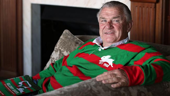 South Sydney legend George Piggins at his home back in 2014.