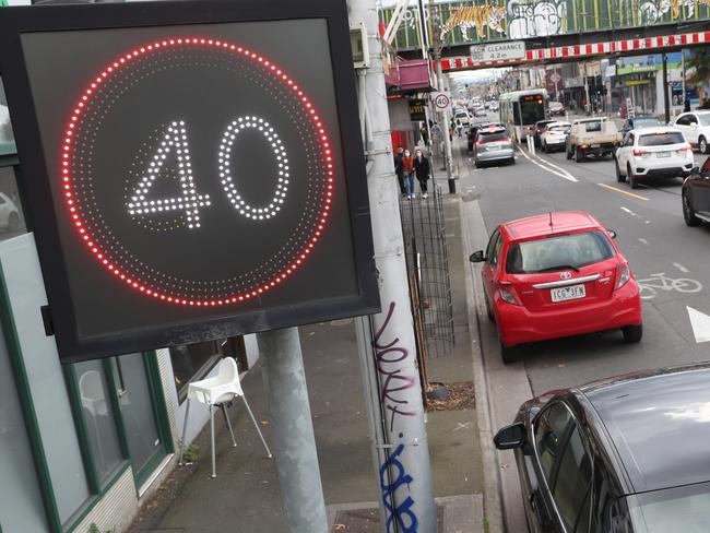 Speed limits have already been reduced in suburbs including Collingwood and Fitzroy. Picture: NewsWire / David Crosling