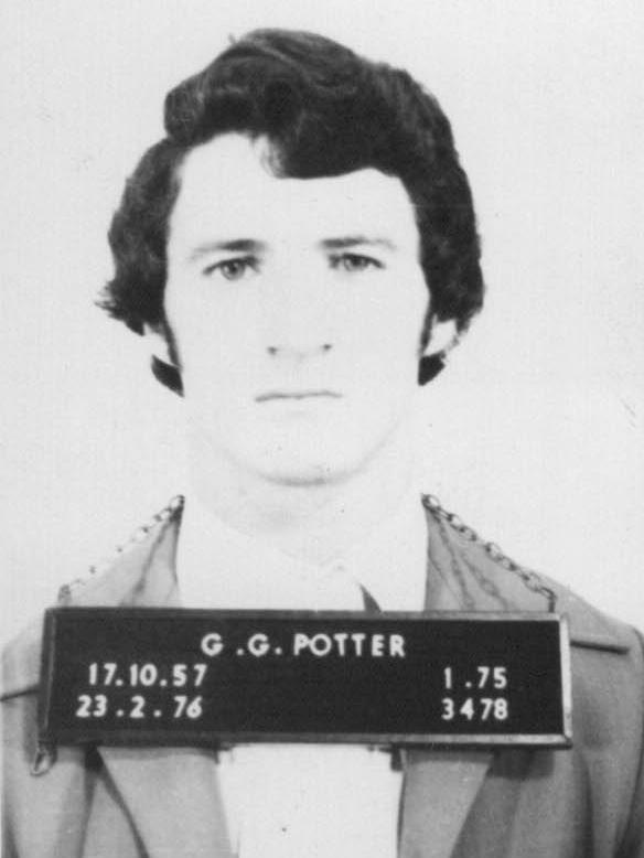 Potter was jailed for murder, but continued a life of crime on his release. File pictures