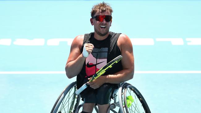 Alcott says the response he has received as a disabled athlete has overwhelmed him.