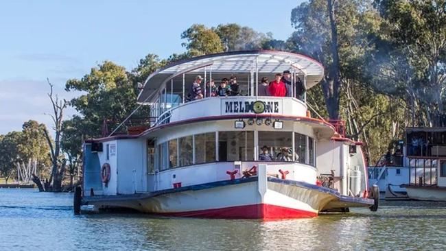 The legendary Paddle Steamer Melbourne has changed ownership for only the third time in 112 years ahead of a farewell tour of Mildura slated for September of this year. Picture: Supplied