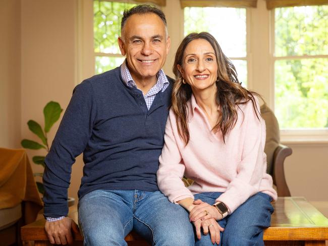 Mr Pesutto and his wife Betty. Picture: Mark Stewart